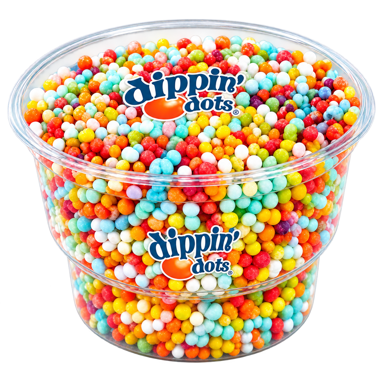 Cup of rainbow Dippin' Dots