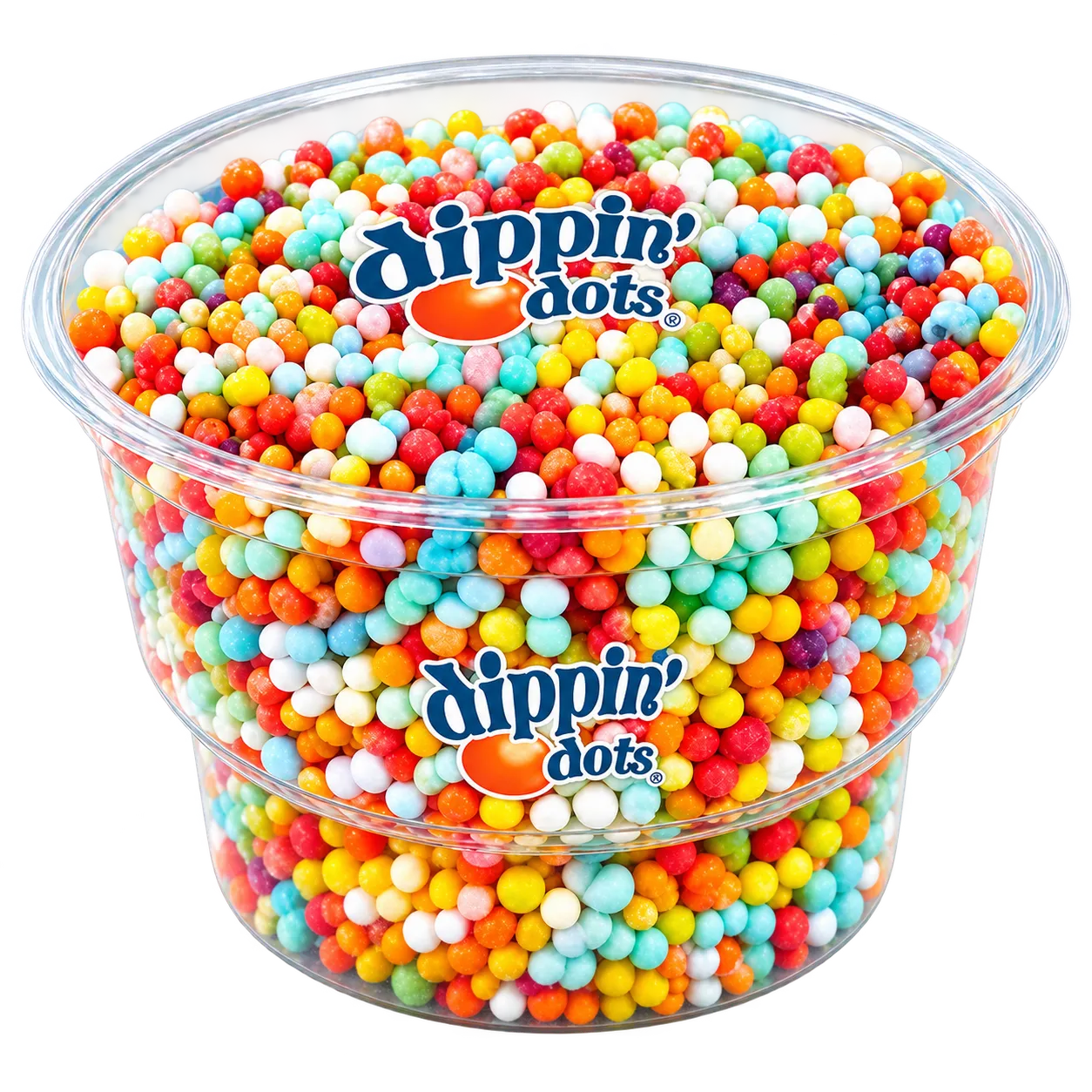 Cup of rainbow Dippin' Dots