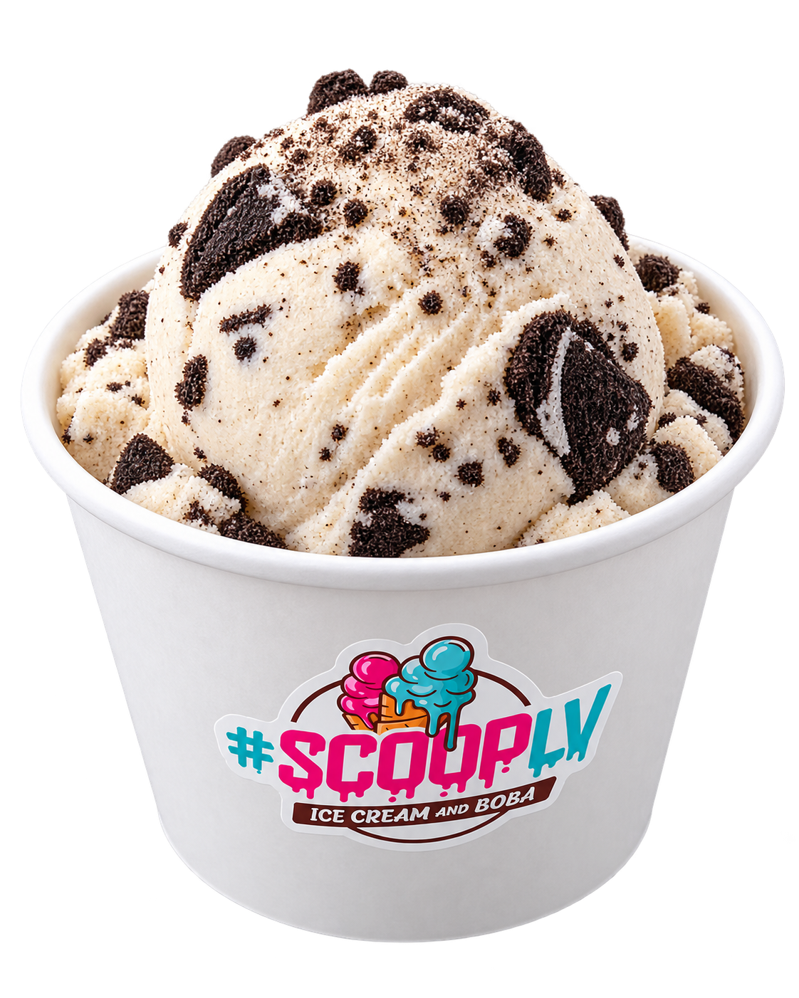 Cup of ice cream