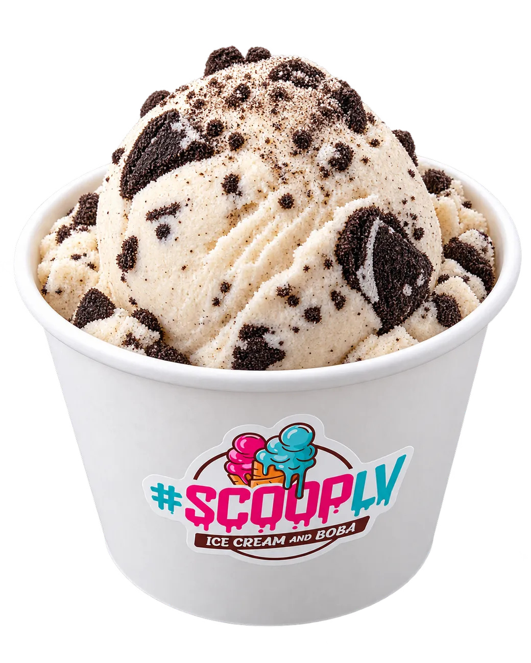 Cup of ice cream